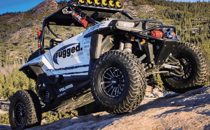 Imagen de llantas ITP Tires para UTV, RZR y X3, optimizadas para terrenos 4x4, offroad, Polaris y Can-Am, ideales para rutas todoterreno