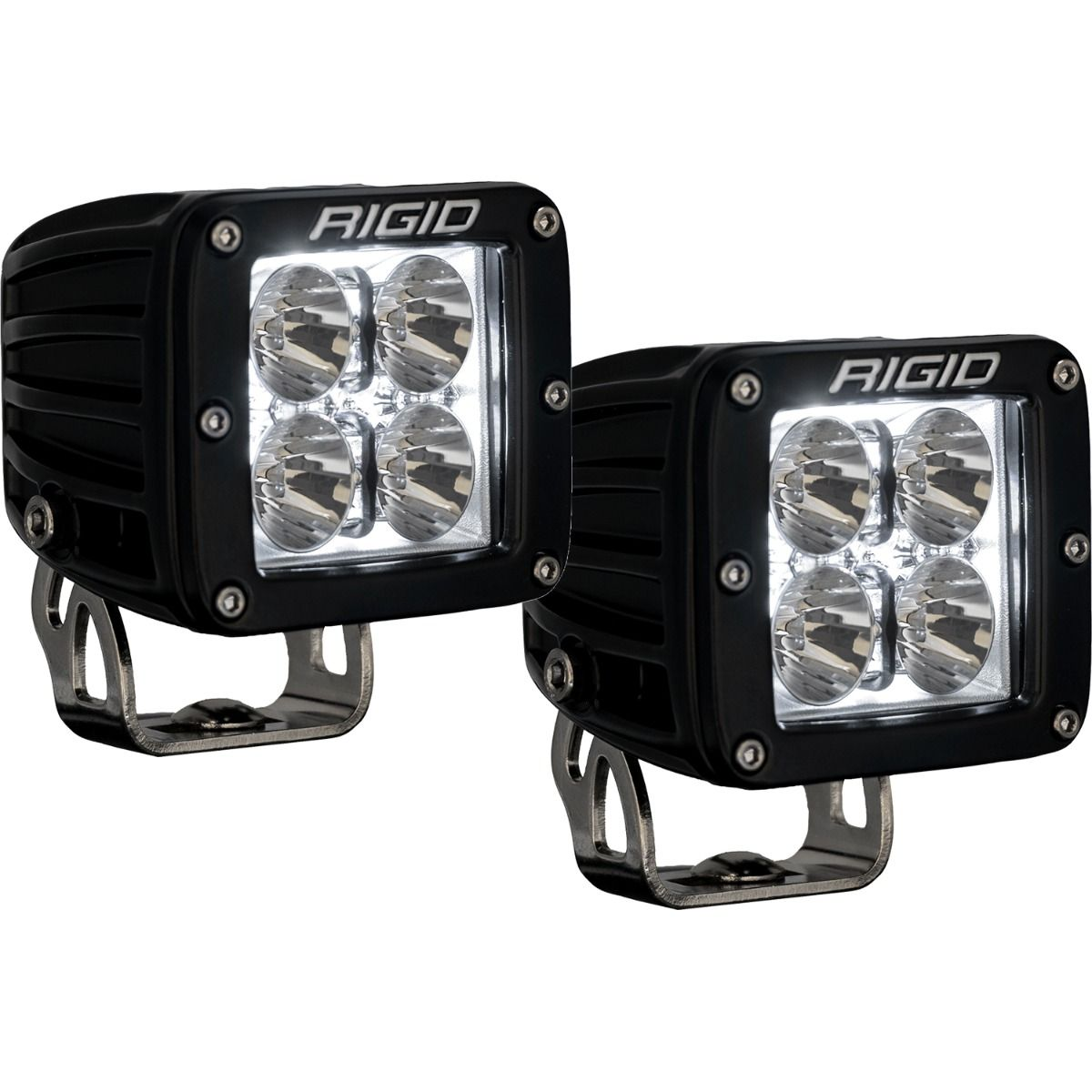 Imagen de luces LED Rigid Industries para UTV, RZR y X3, compatibles con Polaris y Can-Am, resistentes para rutas 4x4 y expediciones offroad