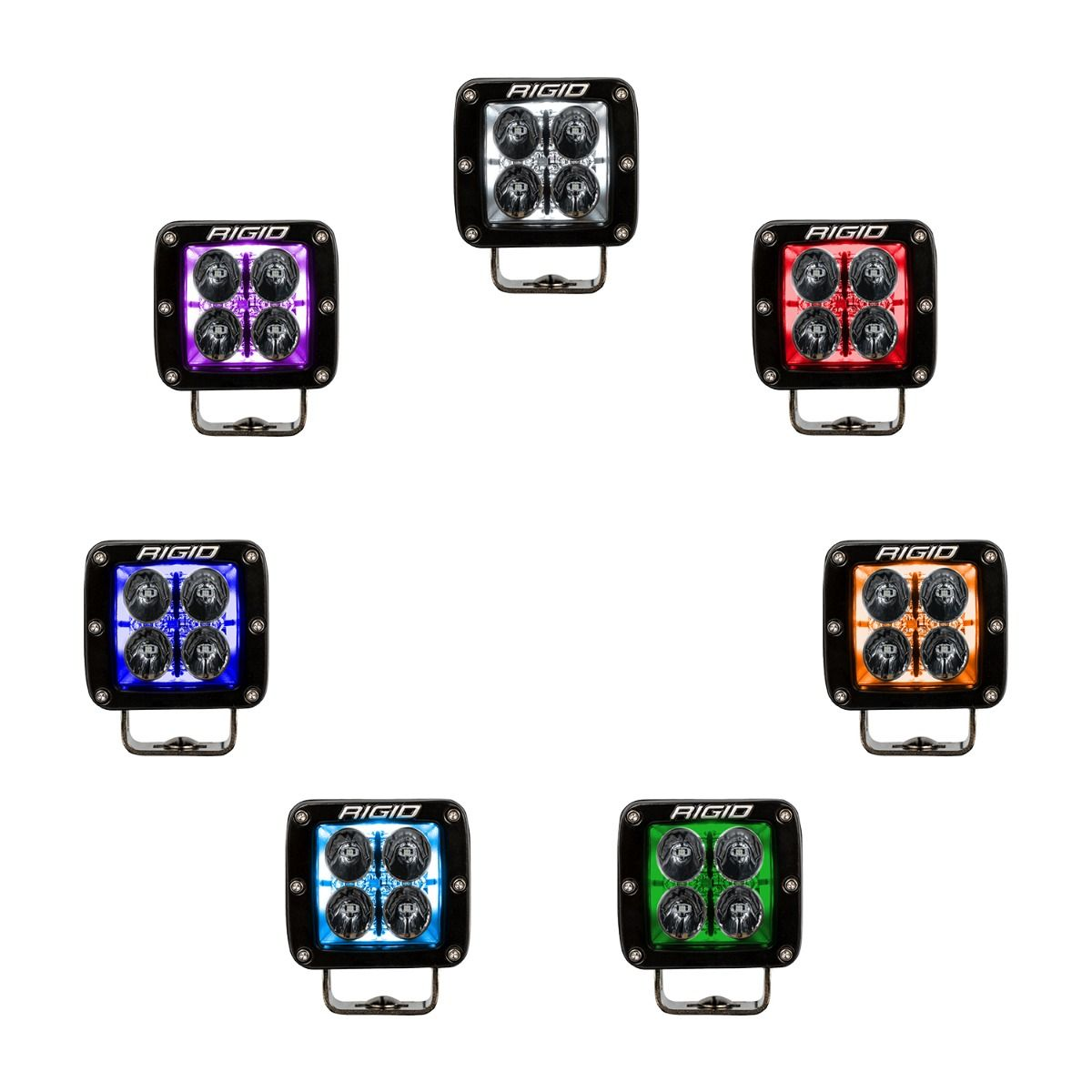 Imagen de luces LED Rigid Industries para UTV, RZR y X3, compatibles con Polaris y Can-Am, resistentes para rutas 4x4 y expediciones offroad