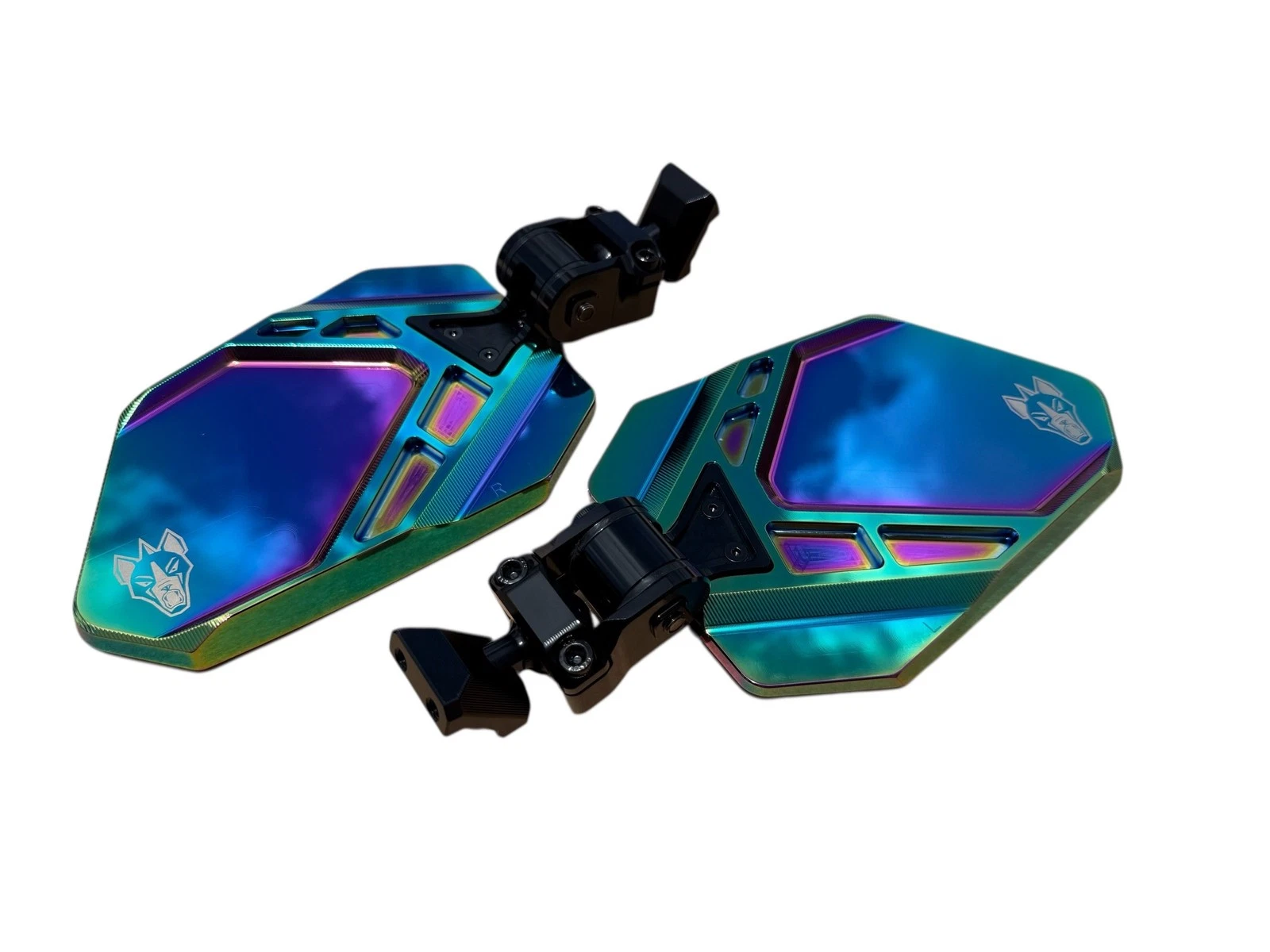 Espejos Laterales Cuero Pro – Oil Slick