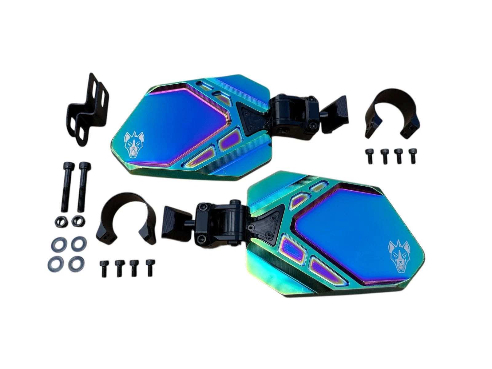 Espejos Laterales Cuero Pro – Oil Slick