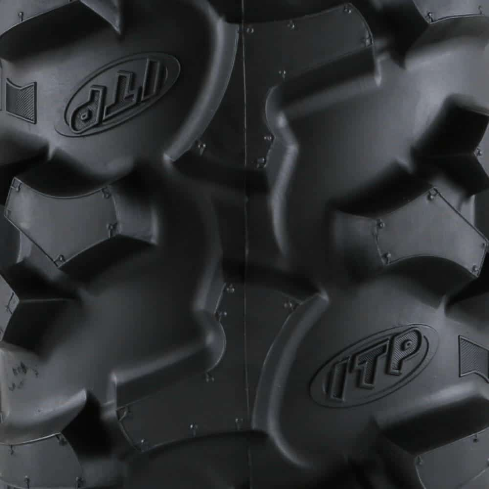 Imagen de llantas ITP Tires para UTV, RZR y X3, optimizadas para terrenos 4x4, offroad, Polaris y Can-Am, ideales para rutas todoterreno