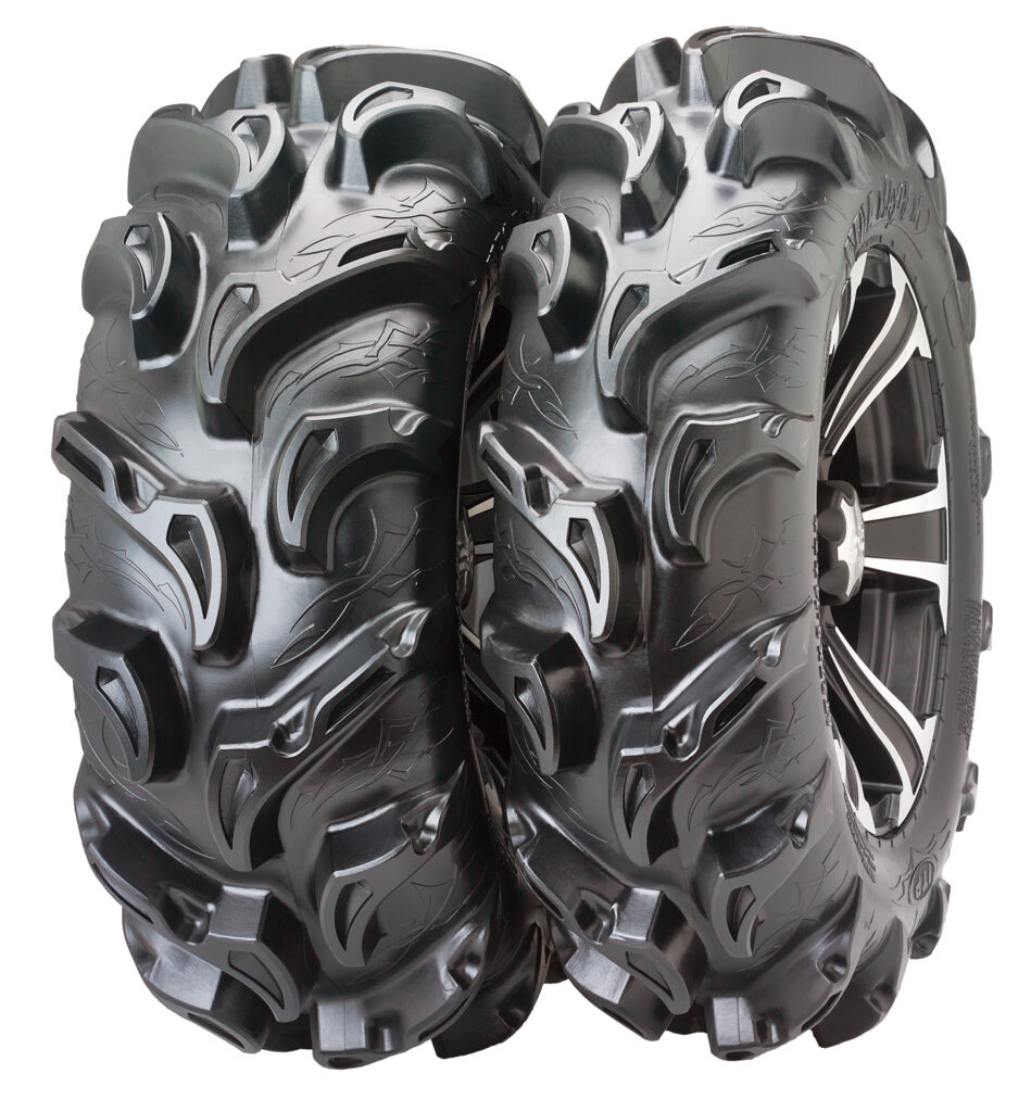 Imagen de llantas ITP Tires para UTV, RZR y X3, optimizadas para terrenos 4x4, offroad, Polaris y Can-Am, ideales para rutas todoterreno