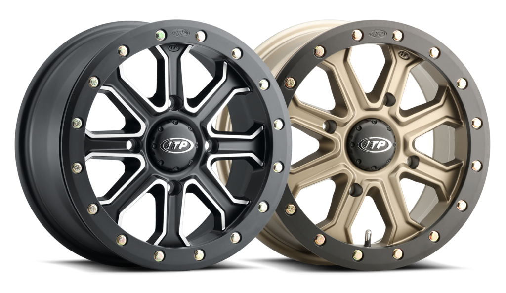 Imagen de llantas ITP Tires para UTV, RZR y X3, optimizadas para terrenos 4x4, offroad, Polaris y Can-Am, ideales para rutas todoterreno