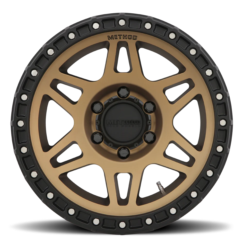 Imagen de rines Method Race Wheels para UTV, RZR y X3, compatibles con Polaris y Can-Am, diseñados para rutas 4x4 y aventuras offroad