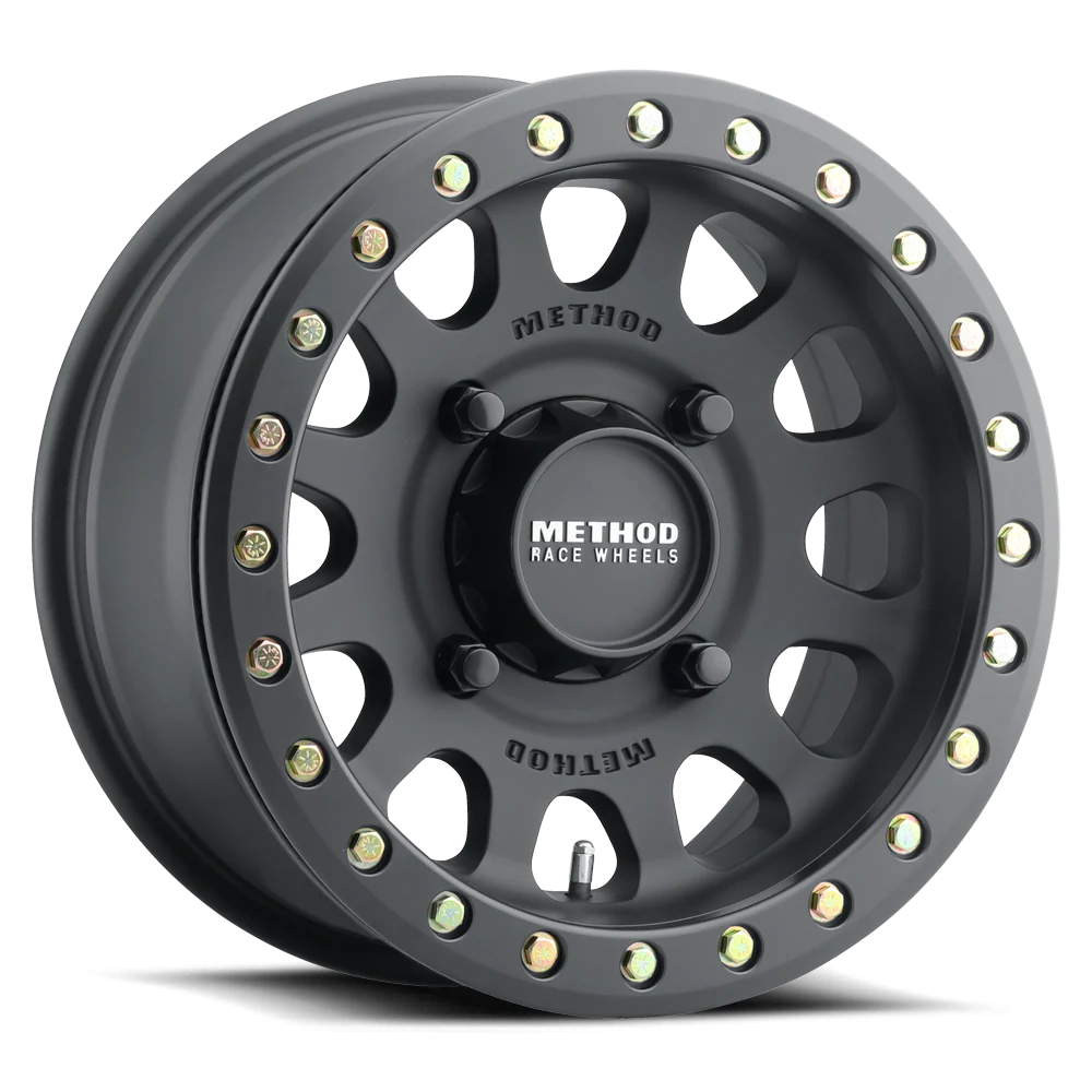 Imagen de rines Method Race Wheels para UTV, RZR y X3, compatibles con Polaris y Can-Am, diseñados para rutas 4x4 y aventuras offroad