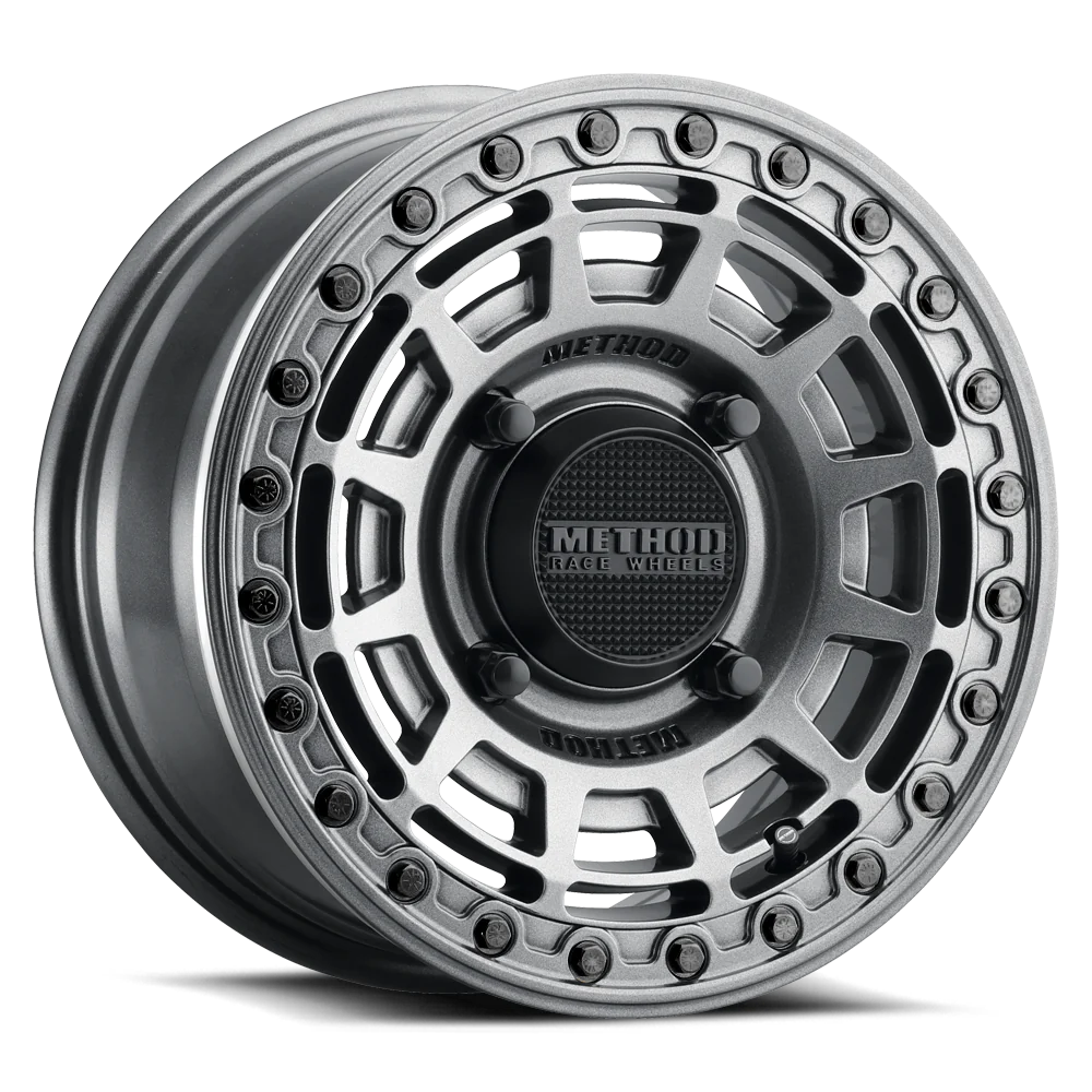 Imagen de rines Method Race Wheels para UTV, RZR y X3, compatibles con Polaris y Can-Am, diseñados para rutas 4x4 y aventuras offroad